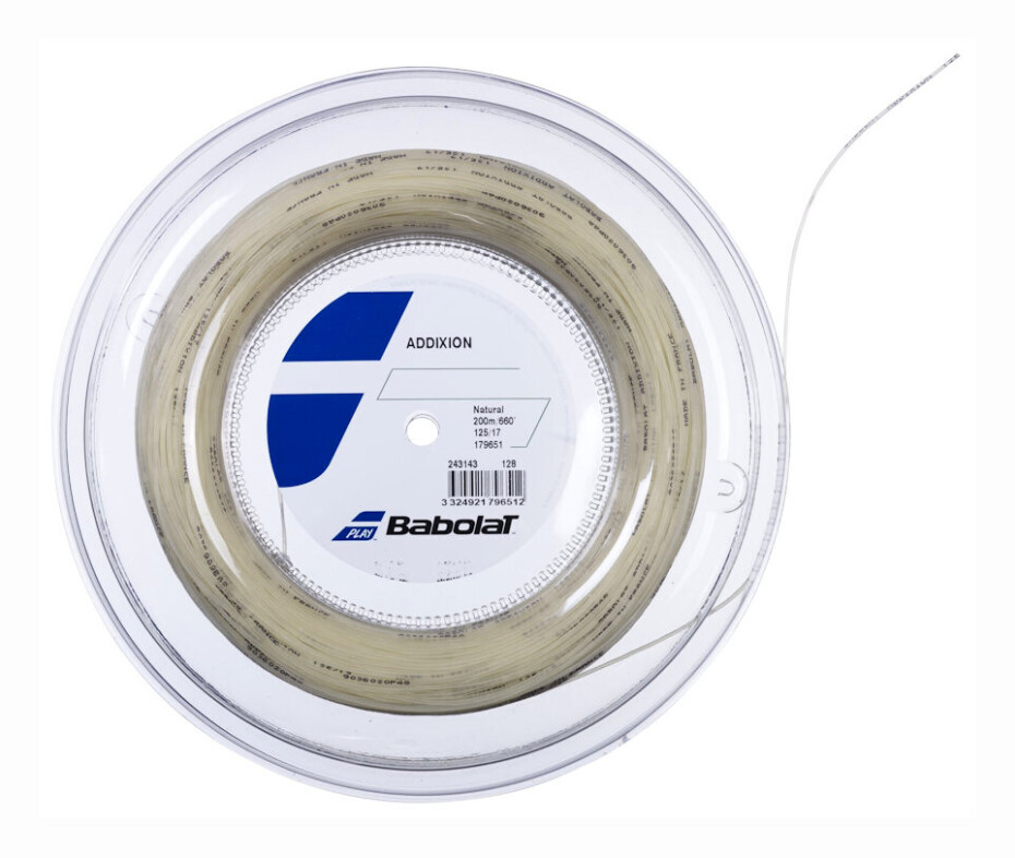 Tenisový výplet Babolat  Addixion Natural (200 m)  1,30 mm - main (0)