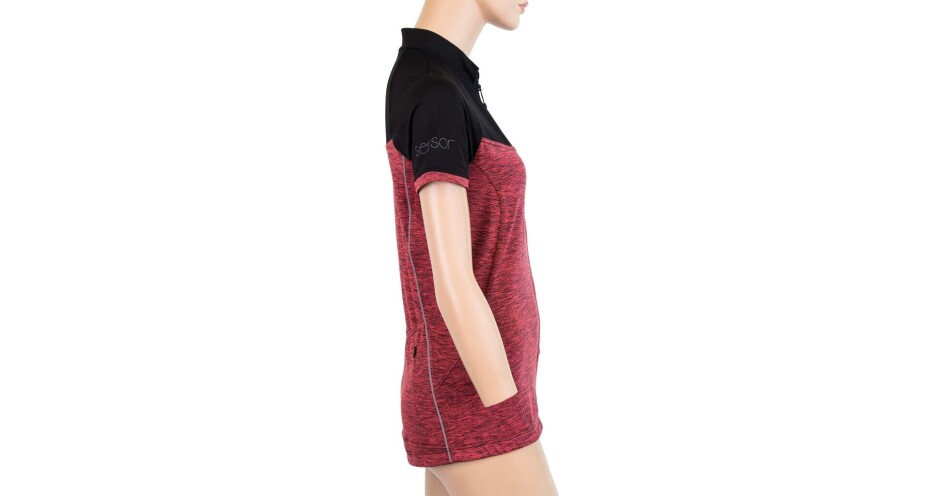 Dámský cyklistický dres Sensor  Cyklo Motion Pink/Black L - main (2)