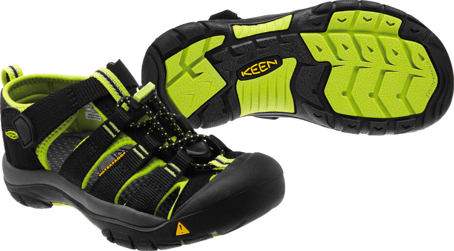 Dětské sandály Keen  Newport H2 K Black/Lime Green  US 9 - main (2)