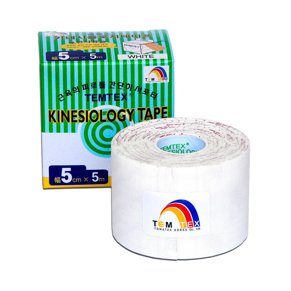 Tejpovací páska TEMTEX  Kinesio Tape Classic 5 cm × 5 m zelená - main (8)