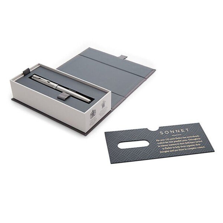 Plnicí pero Parker Sonnet Stainless Steel CT 1502/51315 - hrot F (slabý) - main (2)