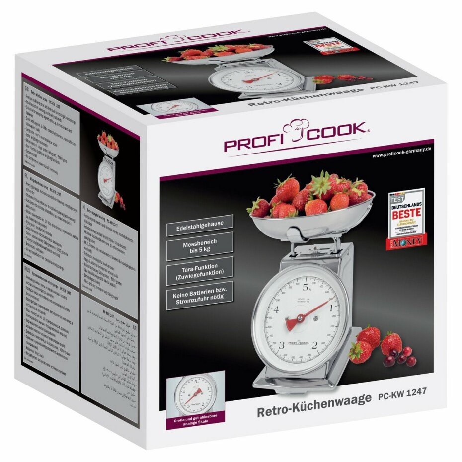 ProfiCook KW 1247 retro kuchyňská váha - main (9)