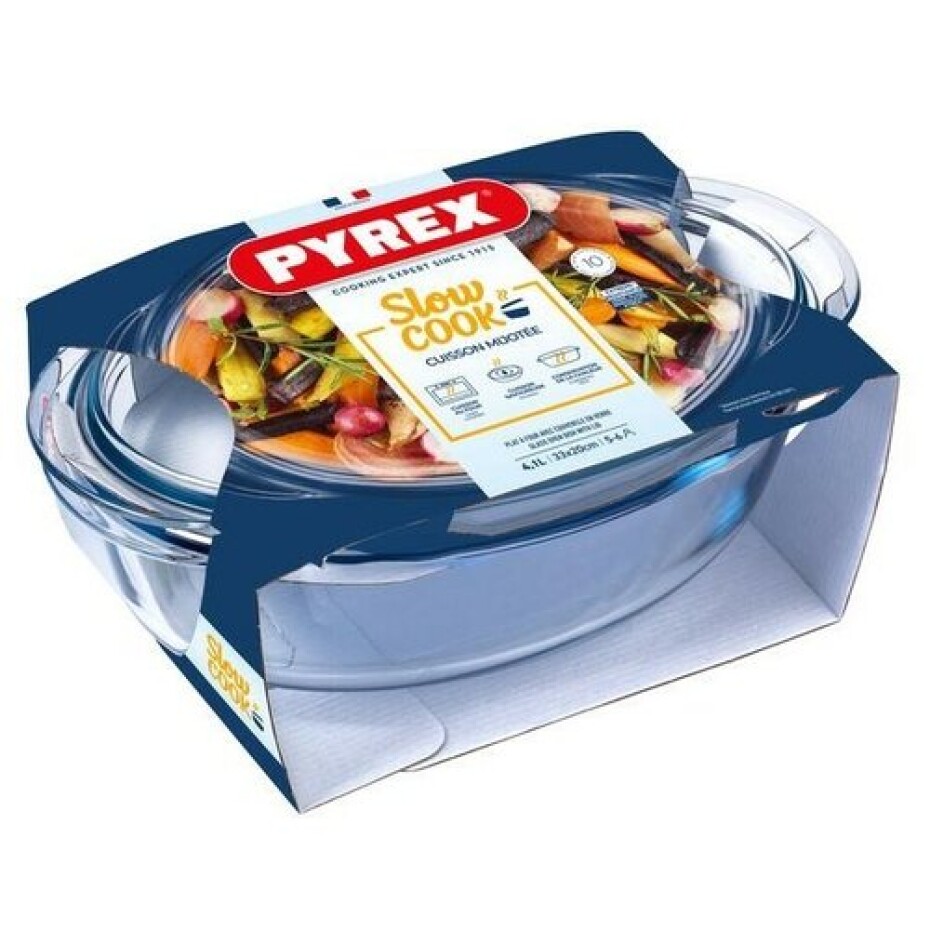 Pyrex Skleněná zapékací mísa s víkem, 4,1 l - main (1)
