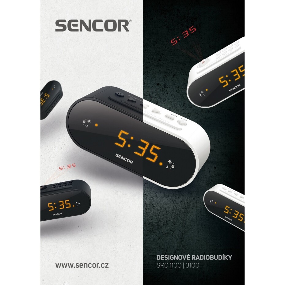 SRC 3100 W Radiobudík s projekcí Sencor - main (2)