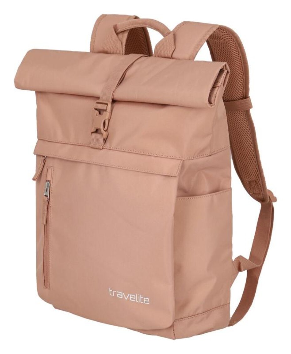 Travelite Basics Rollup Backpack Rose batoh - main (0)