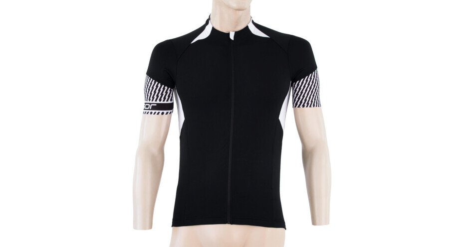 Pánský cyklistický dres Sensor  Cyklo Race Black/White S - main (2)