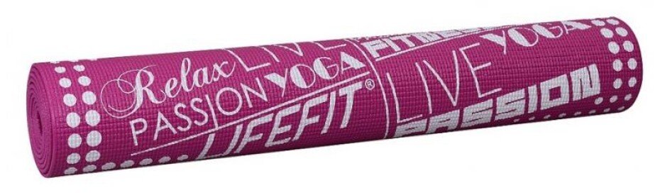 Lifefit Gymnastická podložka SLIMFIT, 173x61x0.4cm, bordó - main (0)