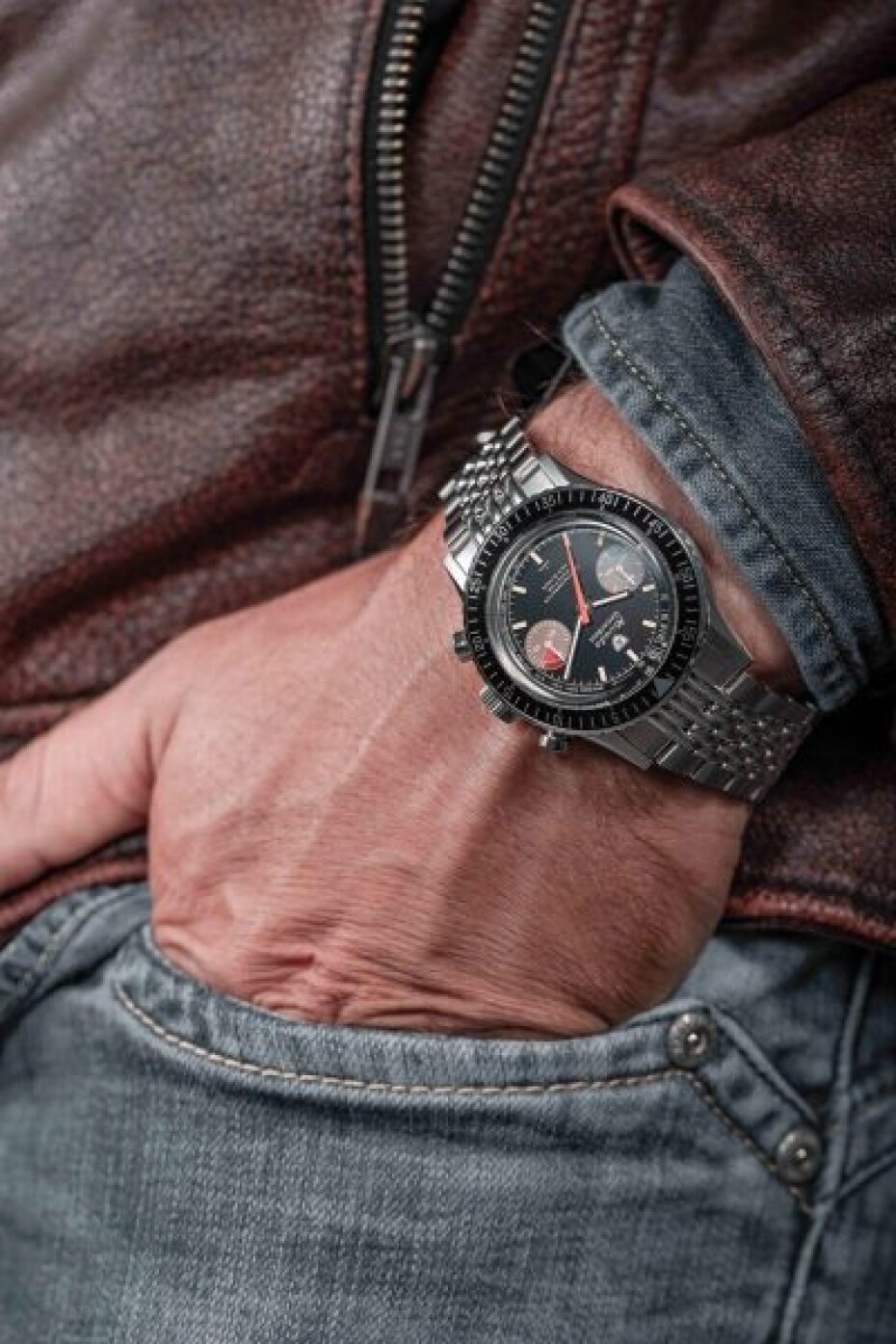 Nivada Grenchen Chronomaster Orange Boy Inter. Bezel - Manual - Oyster - main (18)
