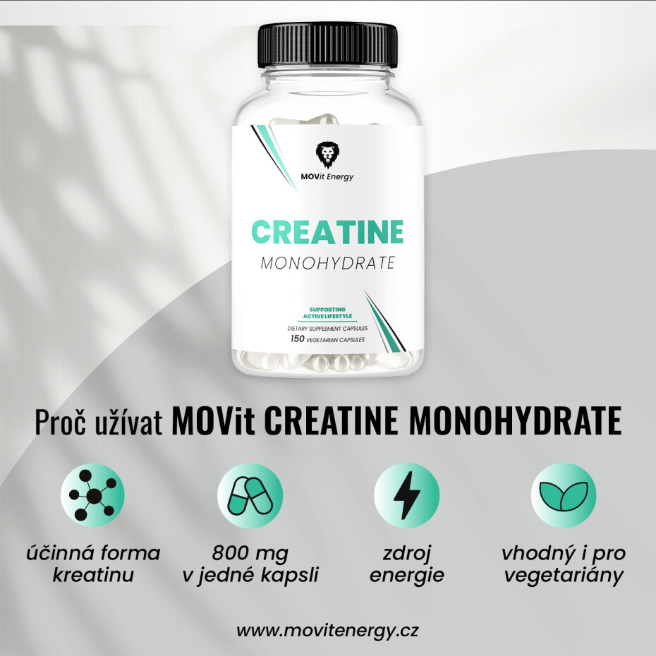 MOVit Creatine Monohydrate 150 kapslí - main (1)