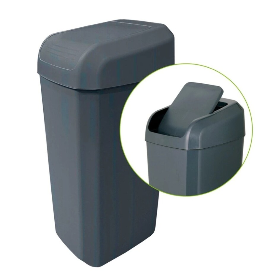 Denox Troya odpadkový koš 45 l, antracitový, 45 l - main (1)