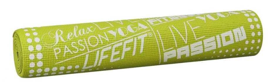 Lifefit Gymnastická podložka SLIMFIT PLUS, 173x61x0.6cm, světle zelená - main (0)