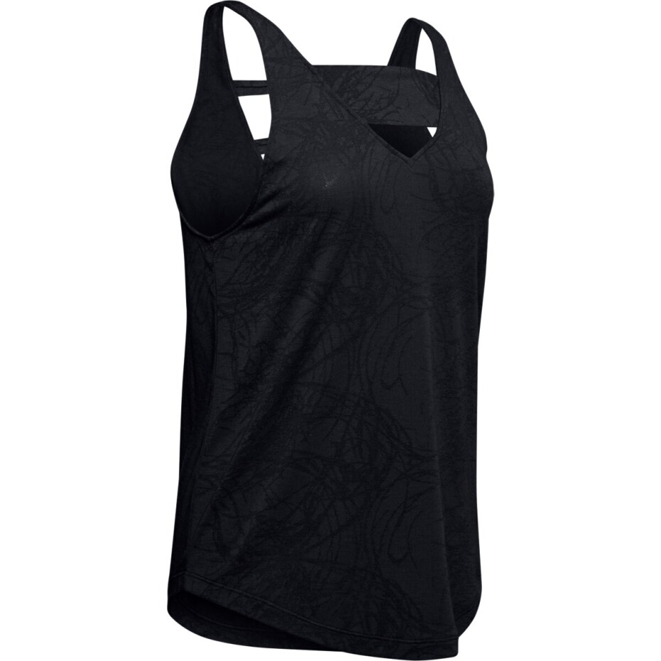 Dámské tílko Under Armour  Perpetual Tank Jacquart-BLK M - main (0)
