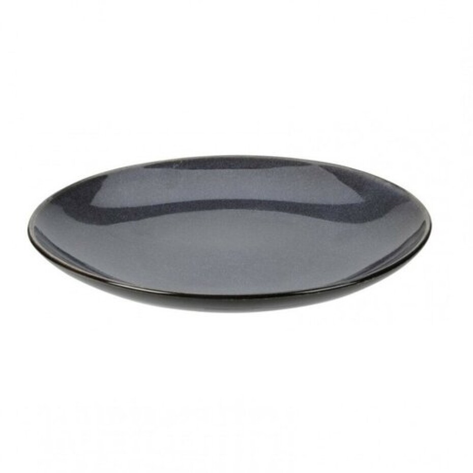 Kameninový mělký talíř Glaze, pr. 27,8 cm, šedá - main (0)