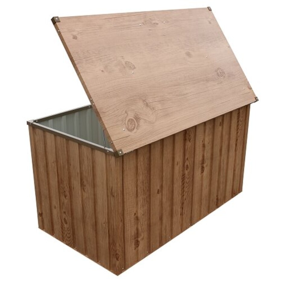 DURAMAX Zahradní úložný box 134 x 74 cm 71045 - dekor dub - main (2)