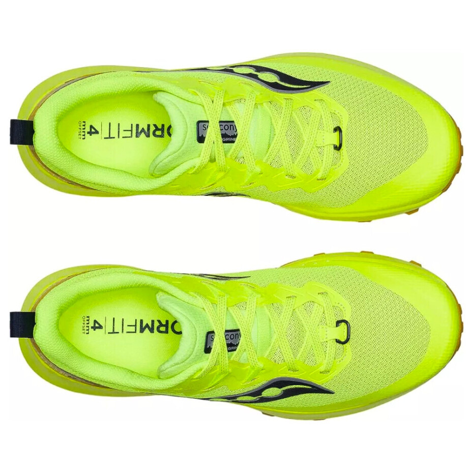 Pánská běžecká obuv Saucony  Peregrine 14 Citron/Oak  UK 7 - main (2)