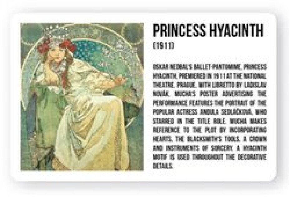 Magnet Alfons Mucha - Princezna - main (0)