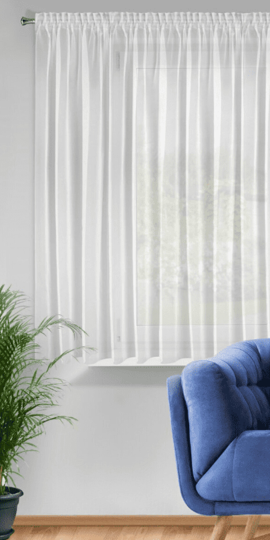 ArtFir Záclona ESEL P | bílá 350 x 150 cm - main (0)