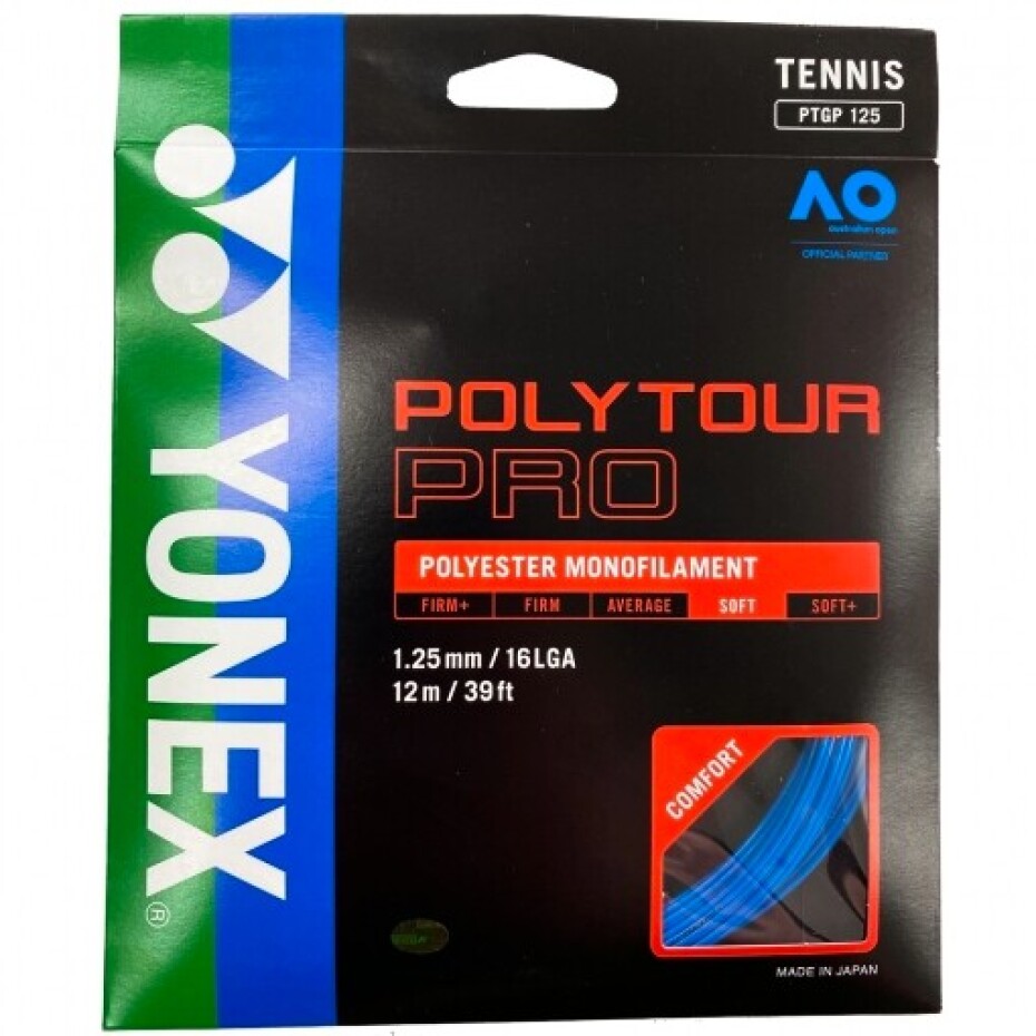 Tenisový výplet Yonex  Poly Tour Pro Blue  1,25 mm - main (0)