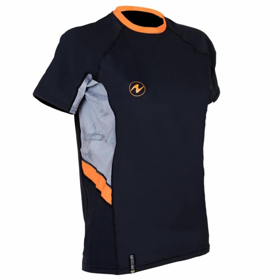 Aqualung Dámské lycrové triko Aqua Lung LOOSE FIT černá/šedá krátký rukáv - main (0)