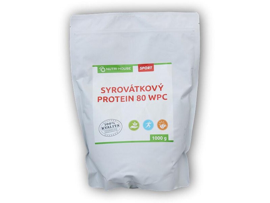 Nutri House Syrovátkový protein 80% sáček 1000g - main (0)