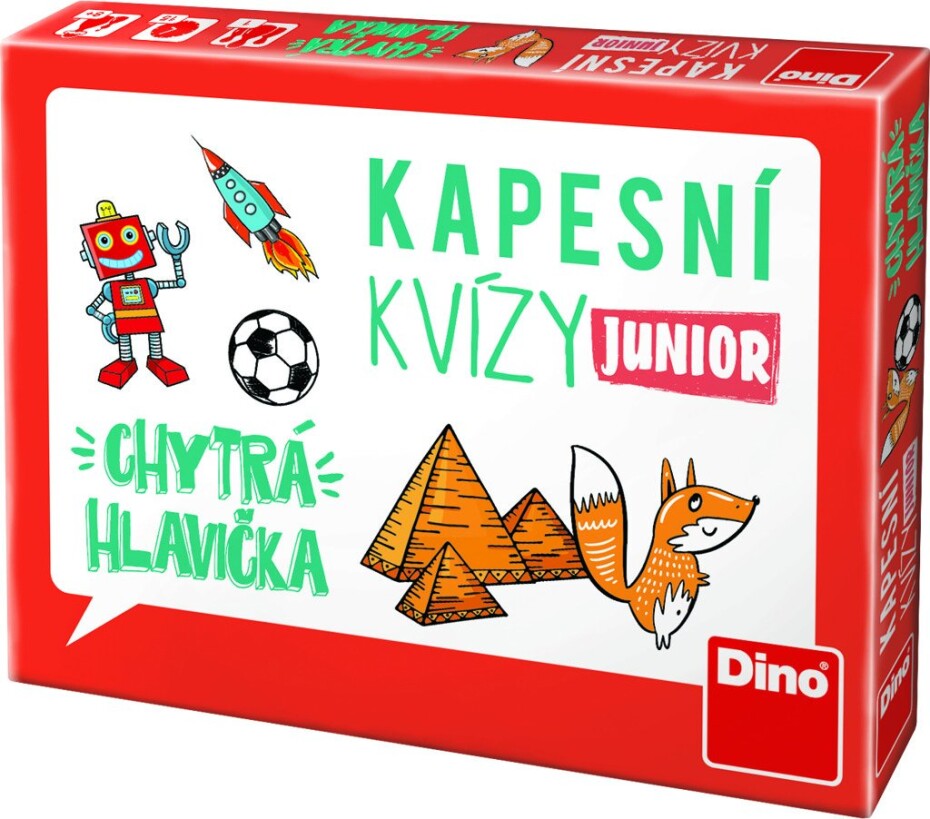 DINO Kapesní kvízy Junior - chytrá hlavička - Dino Park - main (0)