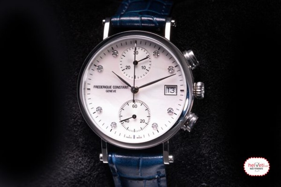 Frederique Constant Classics Chronograph Ladies Quartz FC-291MPWD2R6 - main (5)