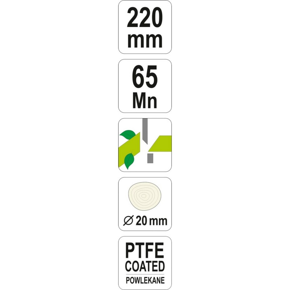FLO nůžky zahradnické 215mm průměr do 20mm šikmý stříh - main (3)