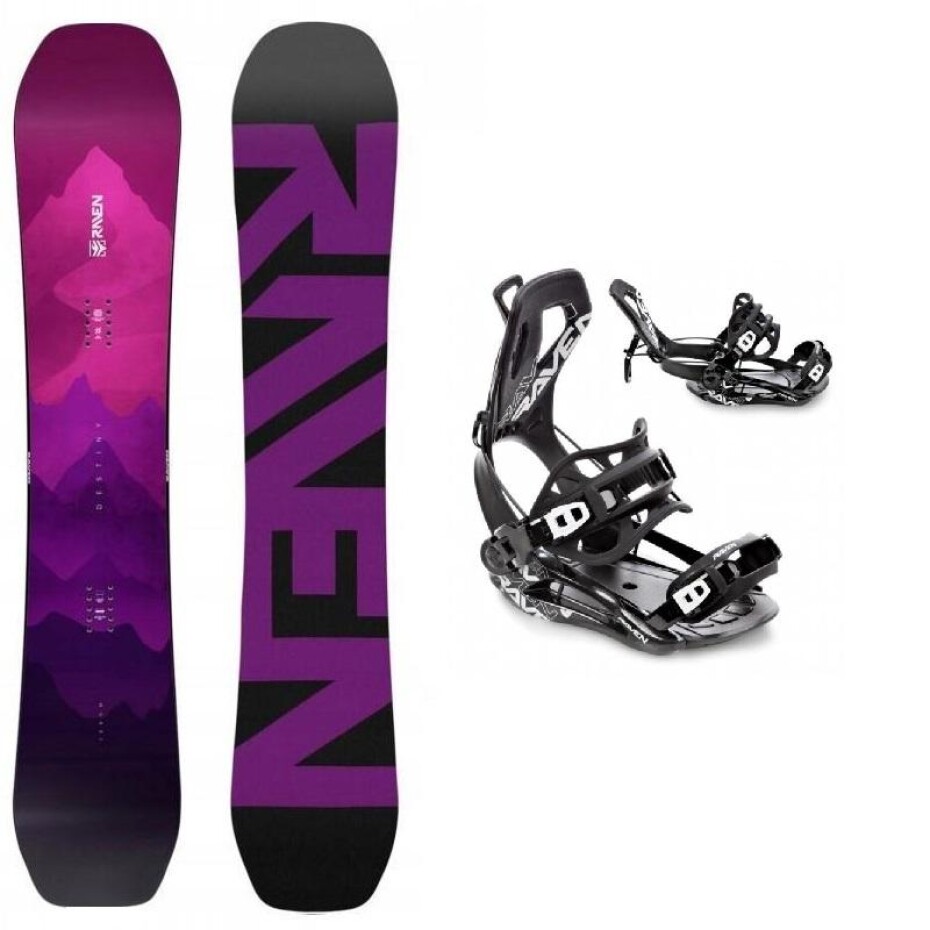 Raven Destiny dámský snowboard + Raven FT360 black vázání - main (0)