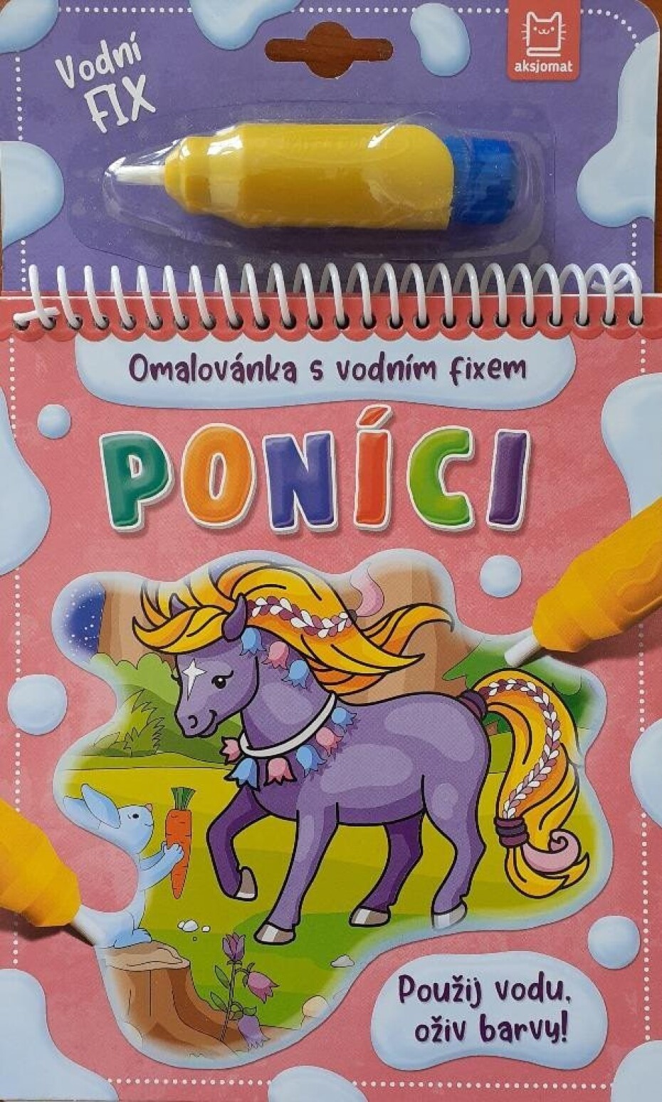 Poníci - Omalovánka s vodním fixem - Barbara Wierzchowska - main (0)