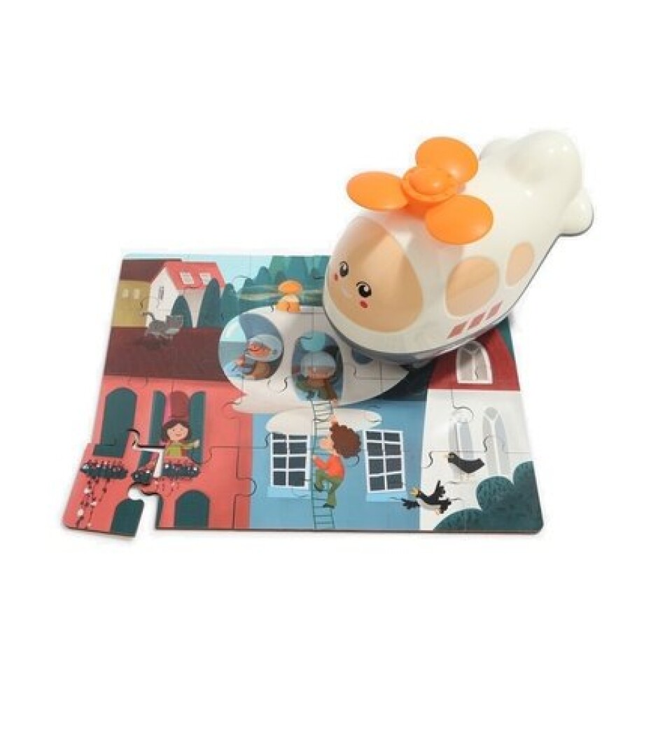 Puzzle Letadlo, dřevěné s hračkou - main (0)