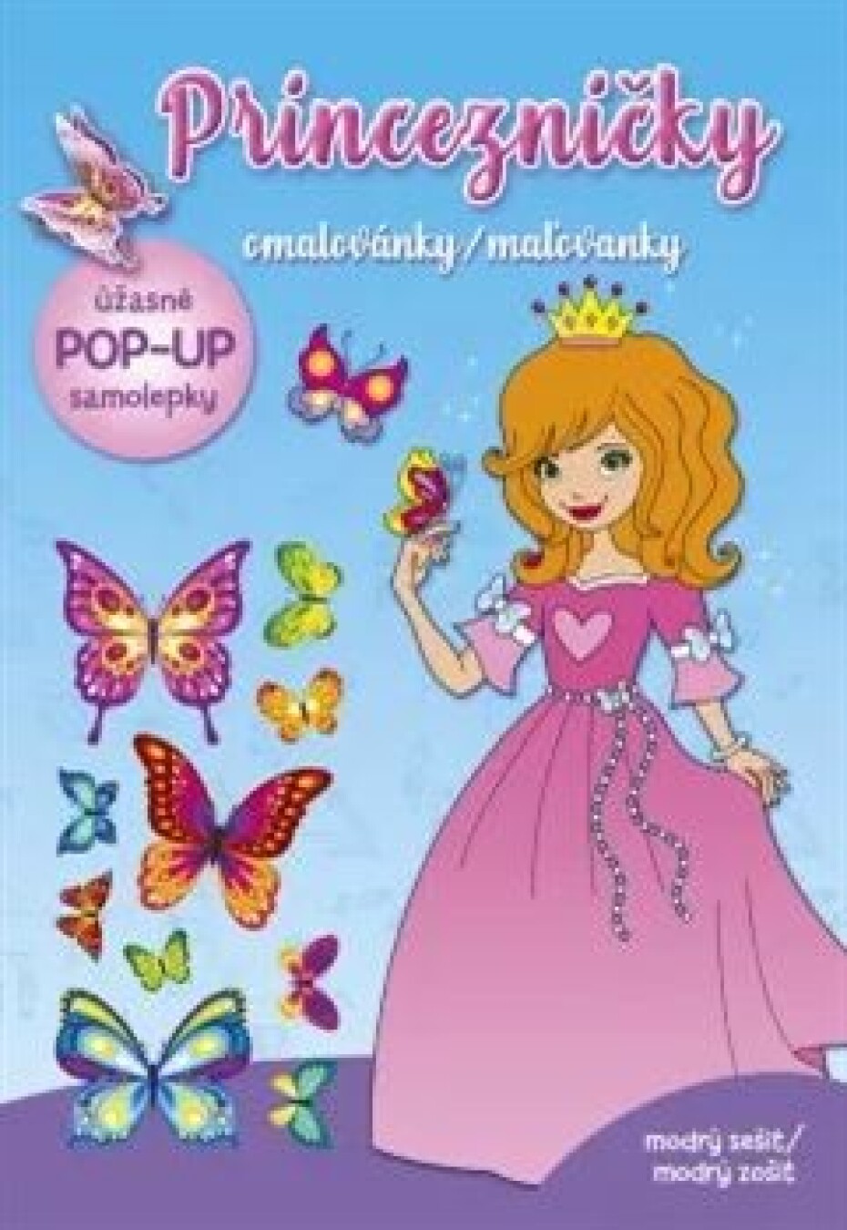 Princezničky – omalovánky modrý sešit - main (0)