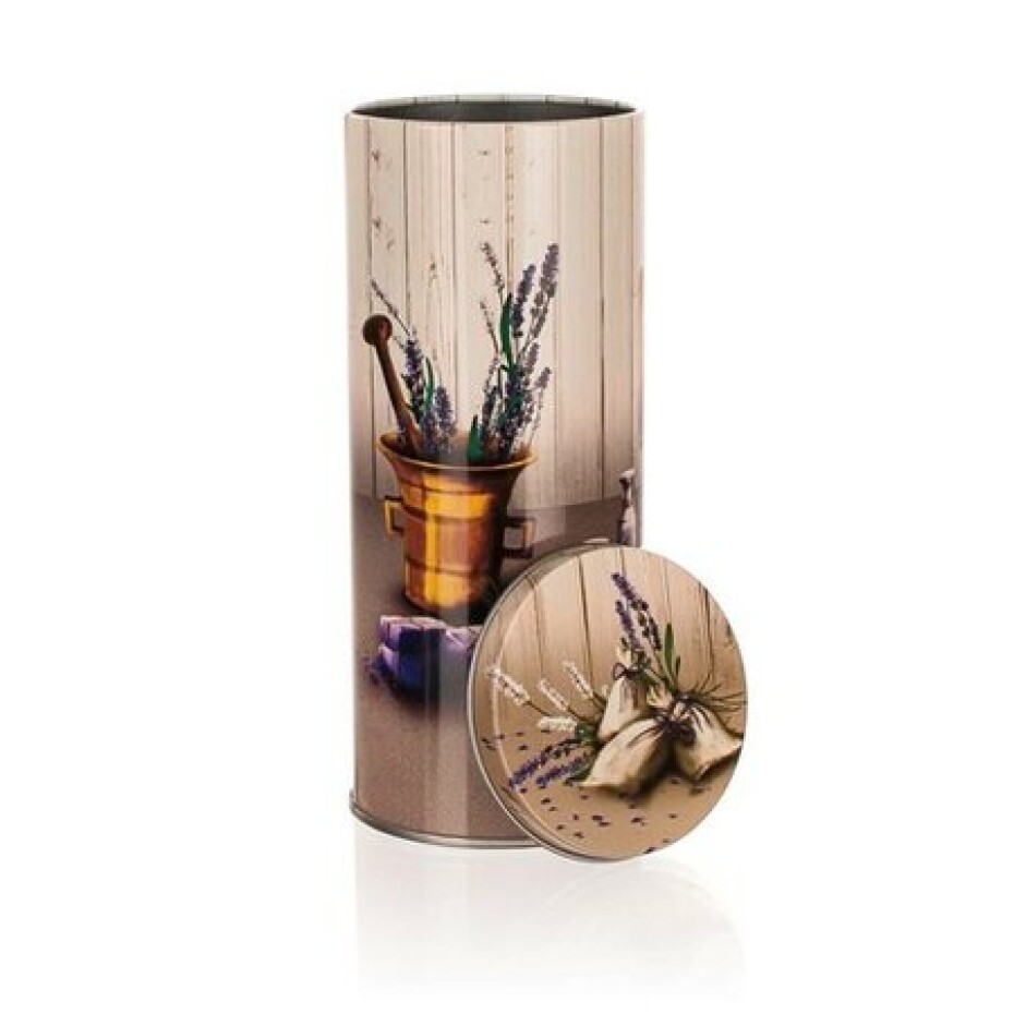 Banquet Plechovka kulatá LAVENDER 75x180 mm - main (1)