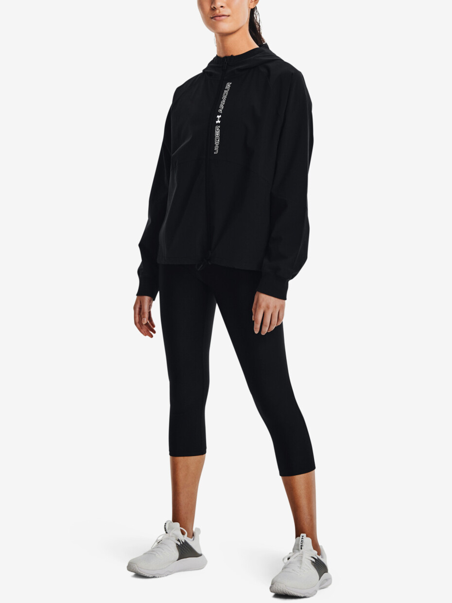 Under Armour Woven FZ Jacket black - main (1)