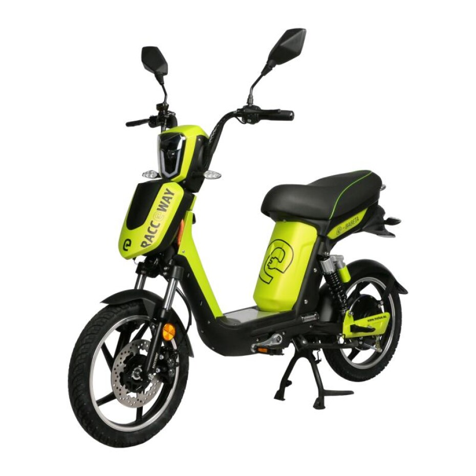 RACCEWAY Elektrický motocykl E-BABETA, zelený-metalíza + sleva 1500,- na příslušenství - main (0)