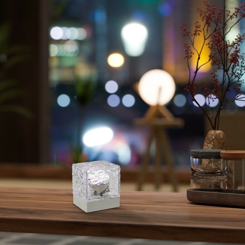 Rabalux 76022 dekorativní stolní LED lampička Cubiko - main (1)