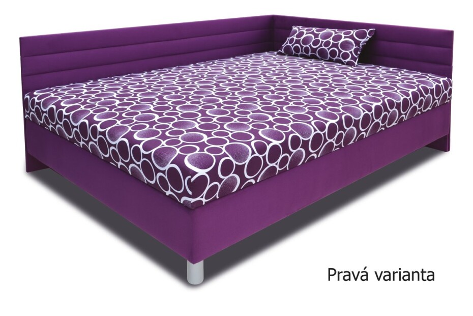 New Design Čalouněná postel ELITE | 140 x 200 cm Provedení: levé - main (5)