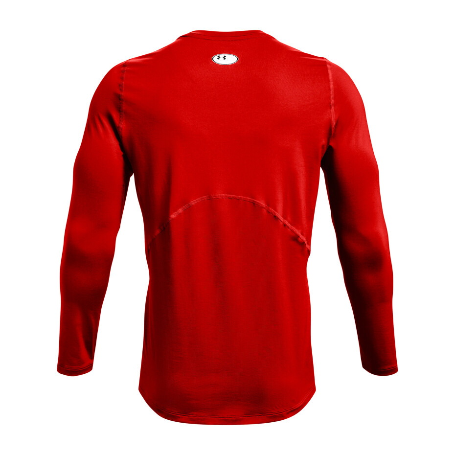 Pánské tričko Under Armour HeatGear HeatGear Armour Fitted LS Radiant Red M - main (1)