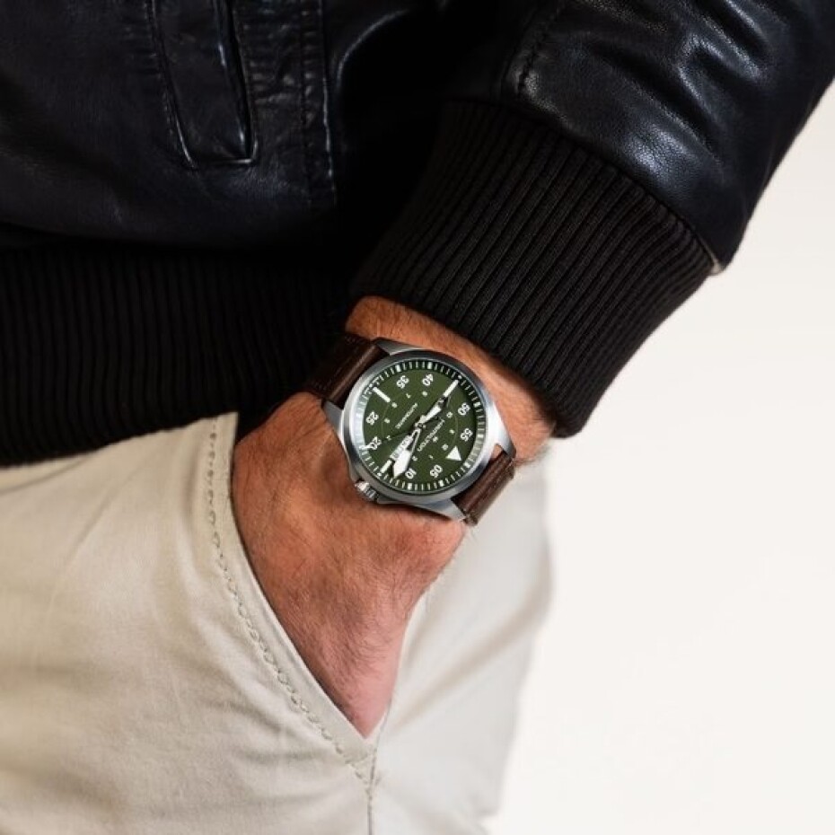 Hamilton Khaki Aviation Pilot Day Date Auto H64635560 - main (5)