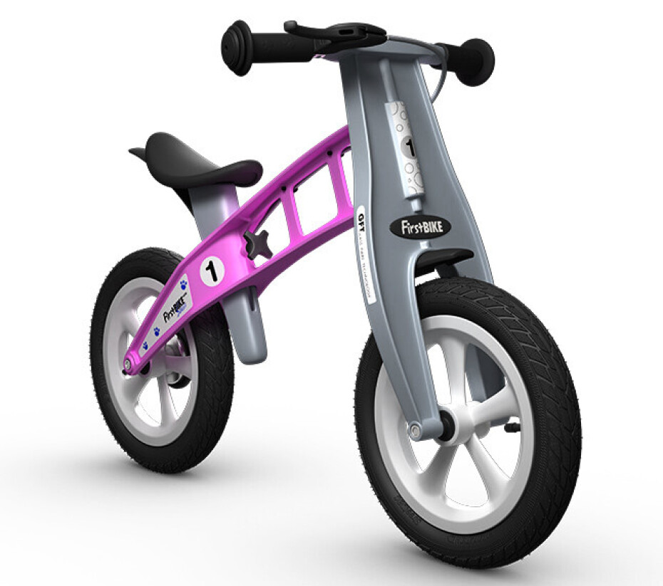 Dětské odrážedlo FirstBike  Street Pink - main (3)