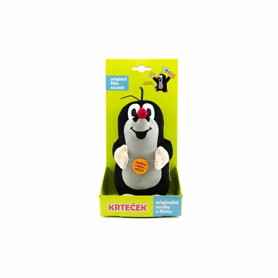 Krteček mluvící plyš 16cm na baterie se zvukem v krabičce - main (2)
