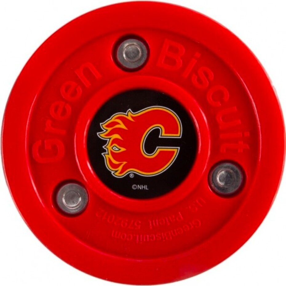 Tréninkový puk Green Biscuit  Calgary Flames - main (0)