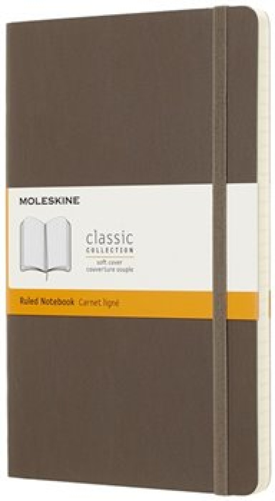 Moleskine Zápisník měkké desky A5 linkovaný khaki - main (0)