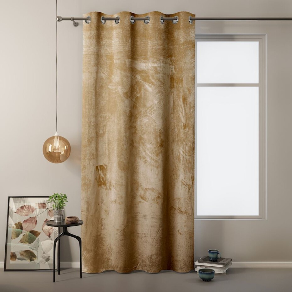 ArtFlhf Stínicí závěs VELVET Eyelets K | 140 x 245 cm Barva: Bílá - main (1)