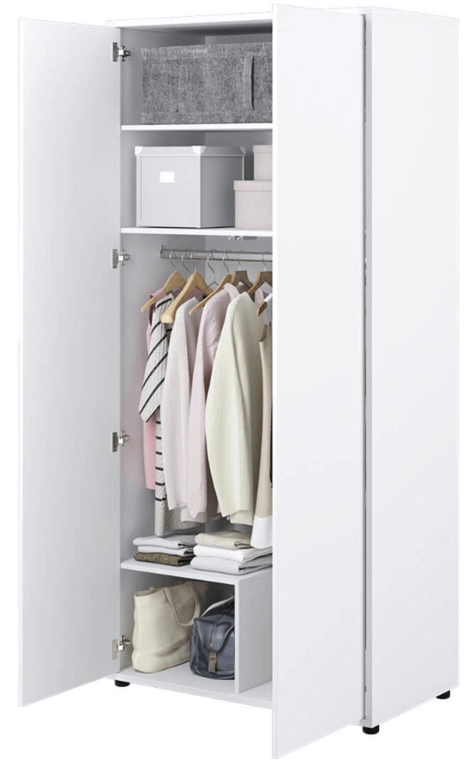 Dig-net nábytek Šatní skříň Lenart BED CONCEPT BC-20 | bílý lesk - main (5)
