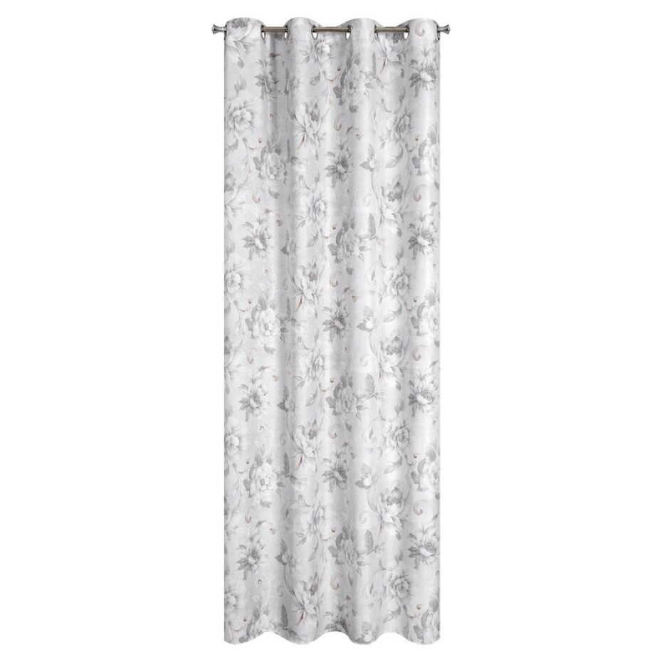 ArtFir Závěs SIENNA K | stříbrná/šedá 140 x 250 cm - main (2)