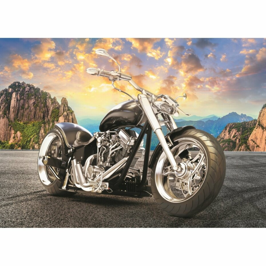Trefl Puzzle Černá motorka, 500 dílků - main (0)