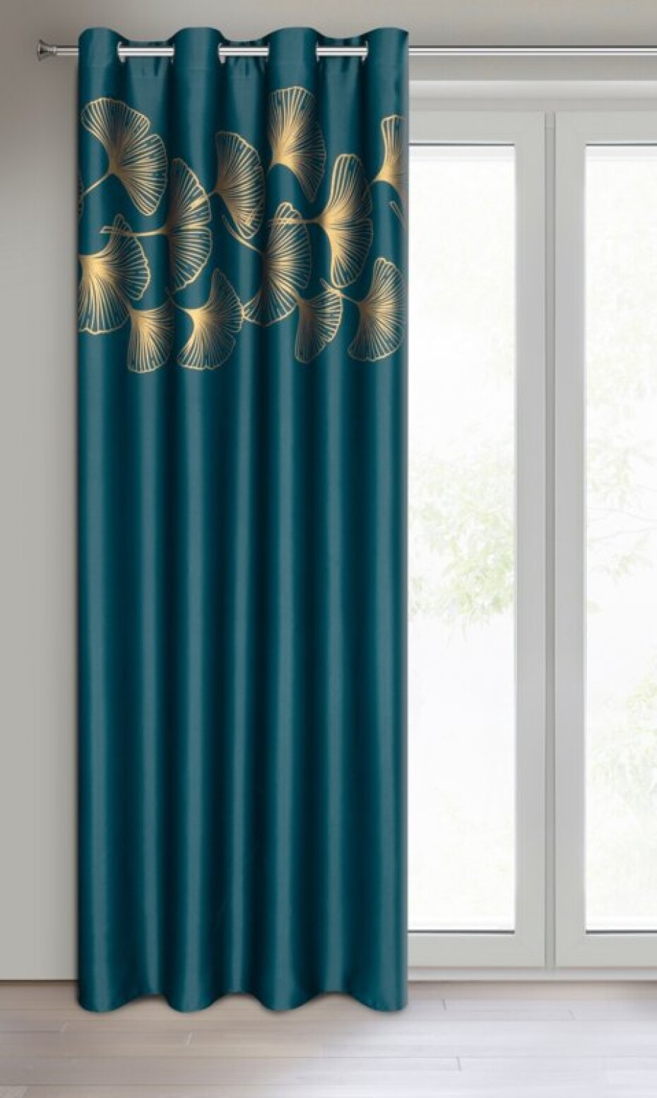 ArtFir Zatemňovací závěs HARMONY K | tmavý tyrkysový 140 x 250 cm - main (2)