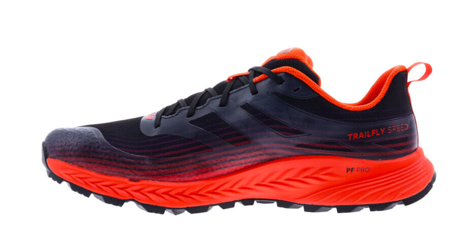 Pánská běžecká obuv Inov-8 Trailfly Speed M (Wide) Black/Fiery Red  UK 9,5 - main (1)
