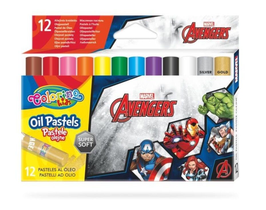 Colorino Marvel Avengers - olejové pastely 12 barev - main (0)