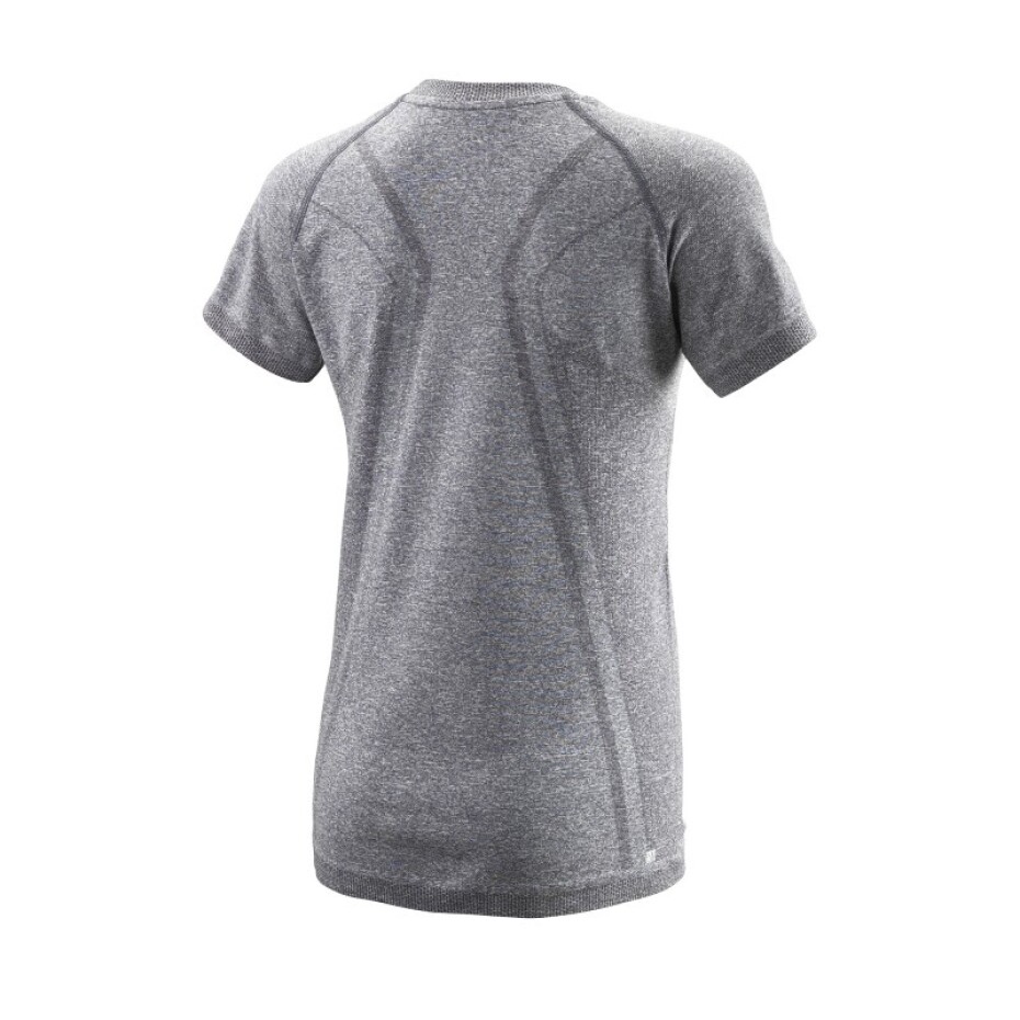 Dámské tričko Wilson  Power Seamless Crew Dark Grey L - main (1)